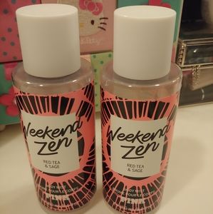 Two - PINK Victoria's Secret Weekend Zen Bodyspray